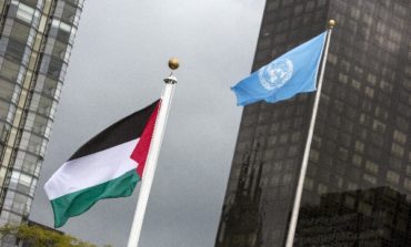 With peace prospects grim, Palestinians raise flag at U.N.