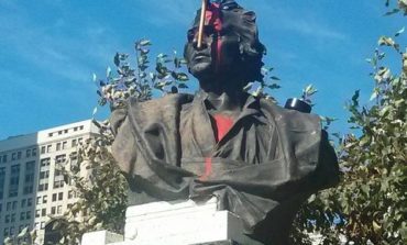 Christopher Columbus statue vandalized in Detroit