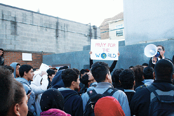 Hamtramck students rally for peace amid media scrutiny