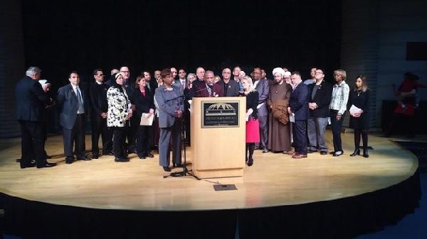 Officials, interfaith and civil rights activists condemn bigotry