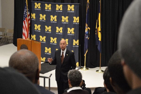 Homeland Security chief visits Dearborn, discusses responses to terrorism