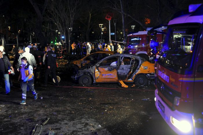 Turkey blames Ankara bombing on Kurdish militants