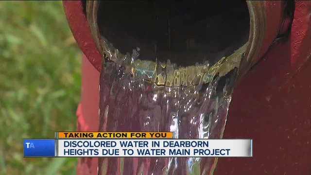 Dearborn Heights Residents worried about discolored water