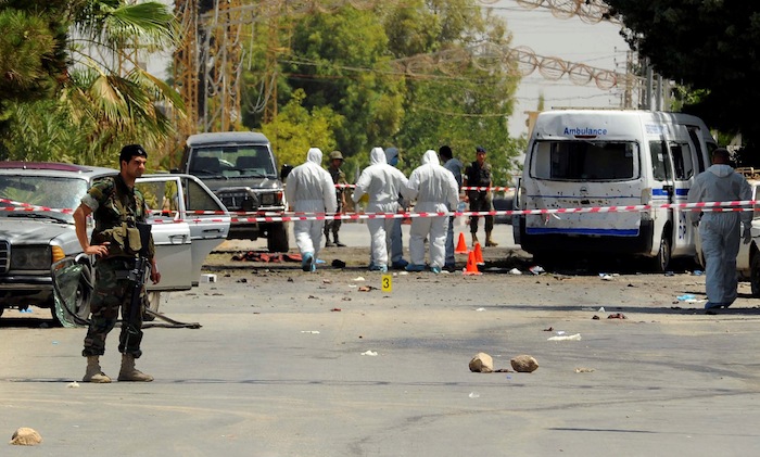 Suicide bombers kill five Lebanese village