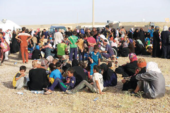 Falluja refugees say ISIS uses food to enlist fighters