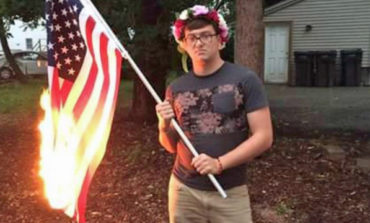 Flag burning Illinois man will not be charged