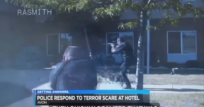 Police storm hotel after staff assumed Arab guest was a terrorist