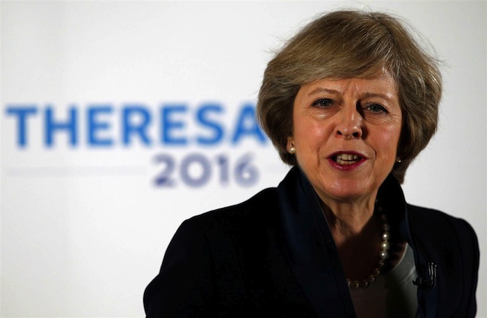 Theresa May takes over as British PM