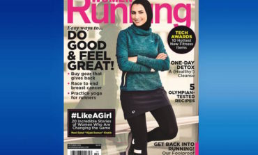 Muslim woman on cover of U.S. fitness magazine