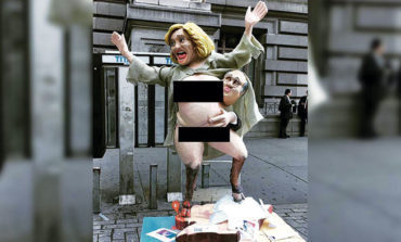 Naked Hillary Clinton statue removed from New York street