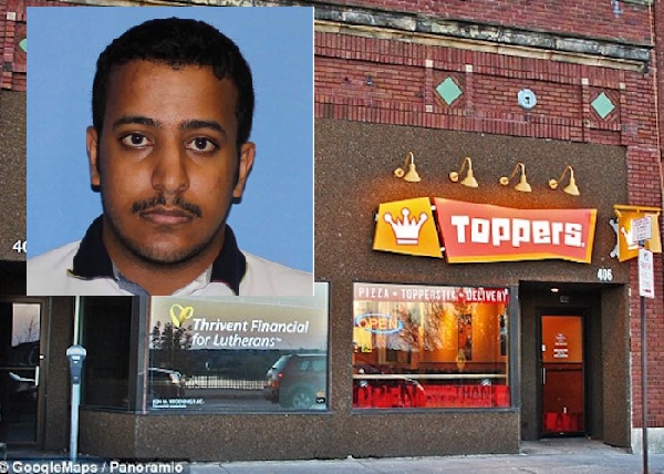 Saudi student beaten to death at Wisconsin pizza shop