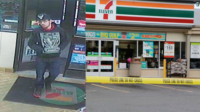 Police searching for 7-Eleven robbery suspect