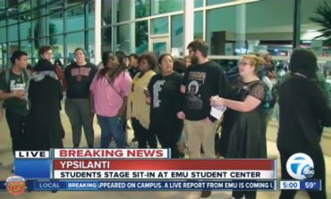 Four Eastern Michigan students face possible expulsion after protesting racist graffiti