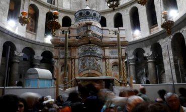 Restoration work completed on Jesus’ tomb site in Jerusalem