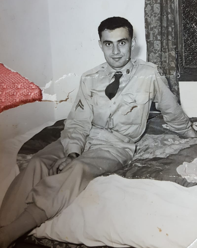 Mohammed Turfe the soldier during the Korean War
