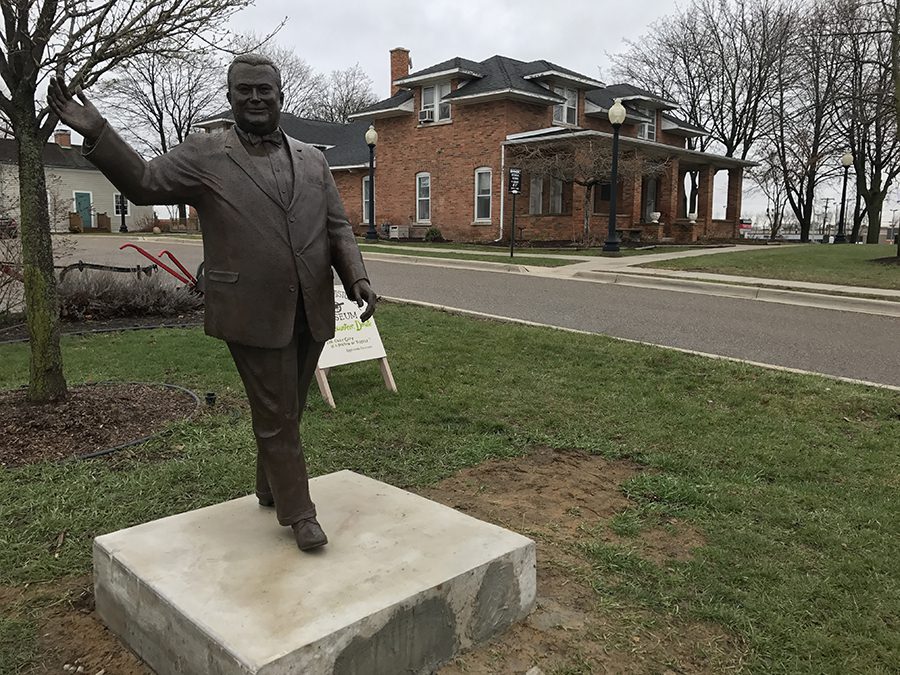 Dearborn's controversial Orville Hubbard statue is back, and so is the