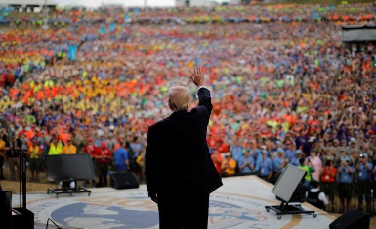 Boy Scouts of America apologizes for Trump’s ‘political rhetoric’