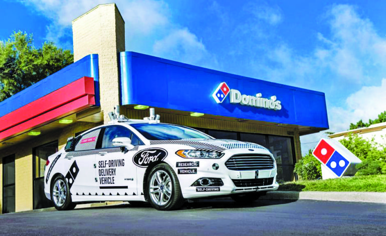 Ford teams with Domino’s on self-driving pizza delivery test
