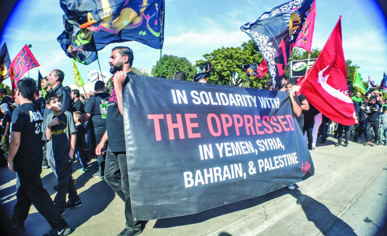 Muslims march against injustice in Dearborn