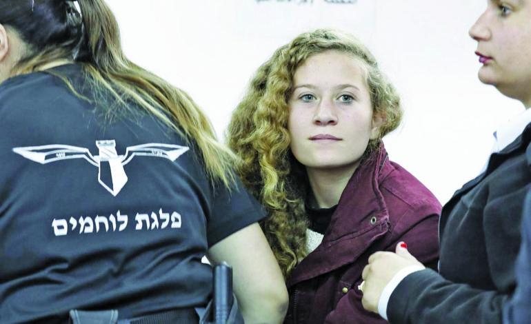 Prominent Palestinian girl Ahed Tamimi hailed as hero after confronting Israeli soldiers