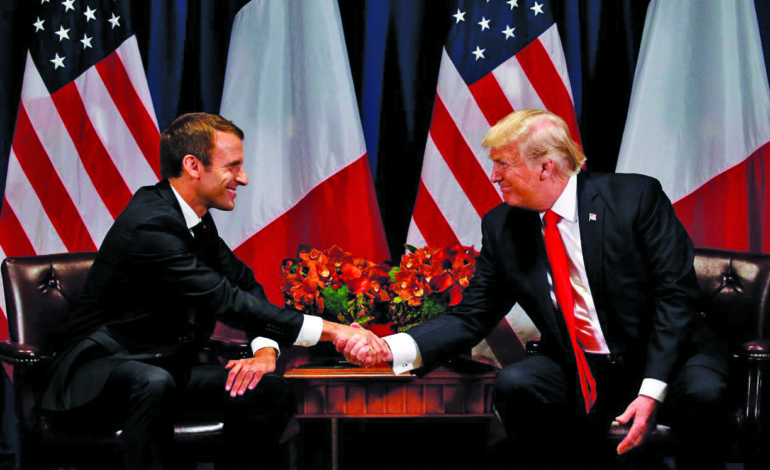 Macron tells Trump of need to abide by Iran nuclear deal