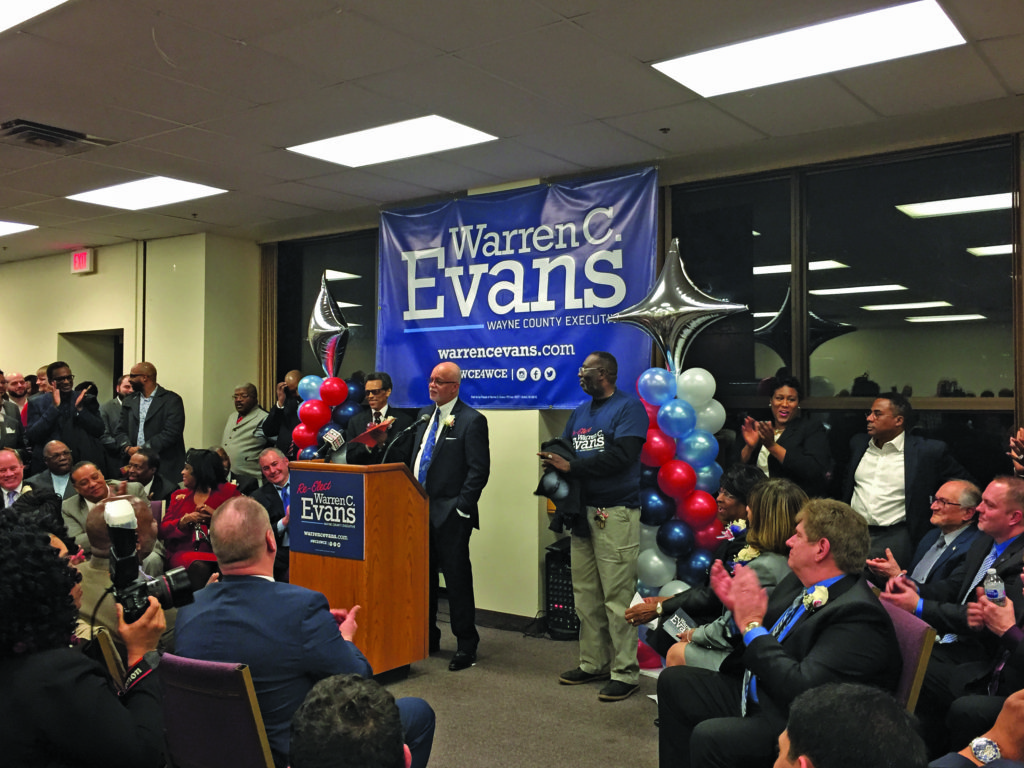 Wayne County Executive Warren Evans announces reelection bid