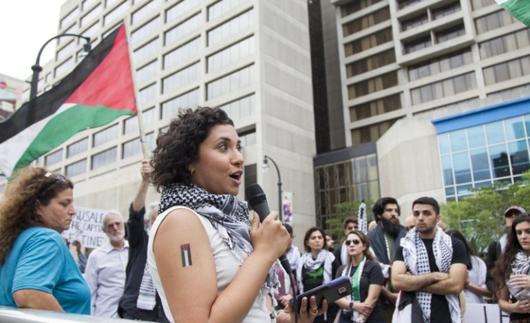 Georgia activists march for Palestinian rights, denounce Israel