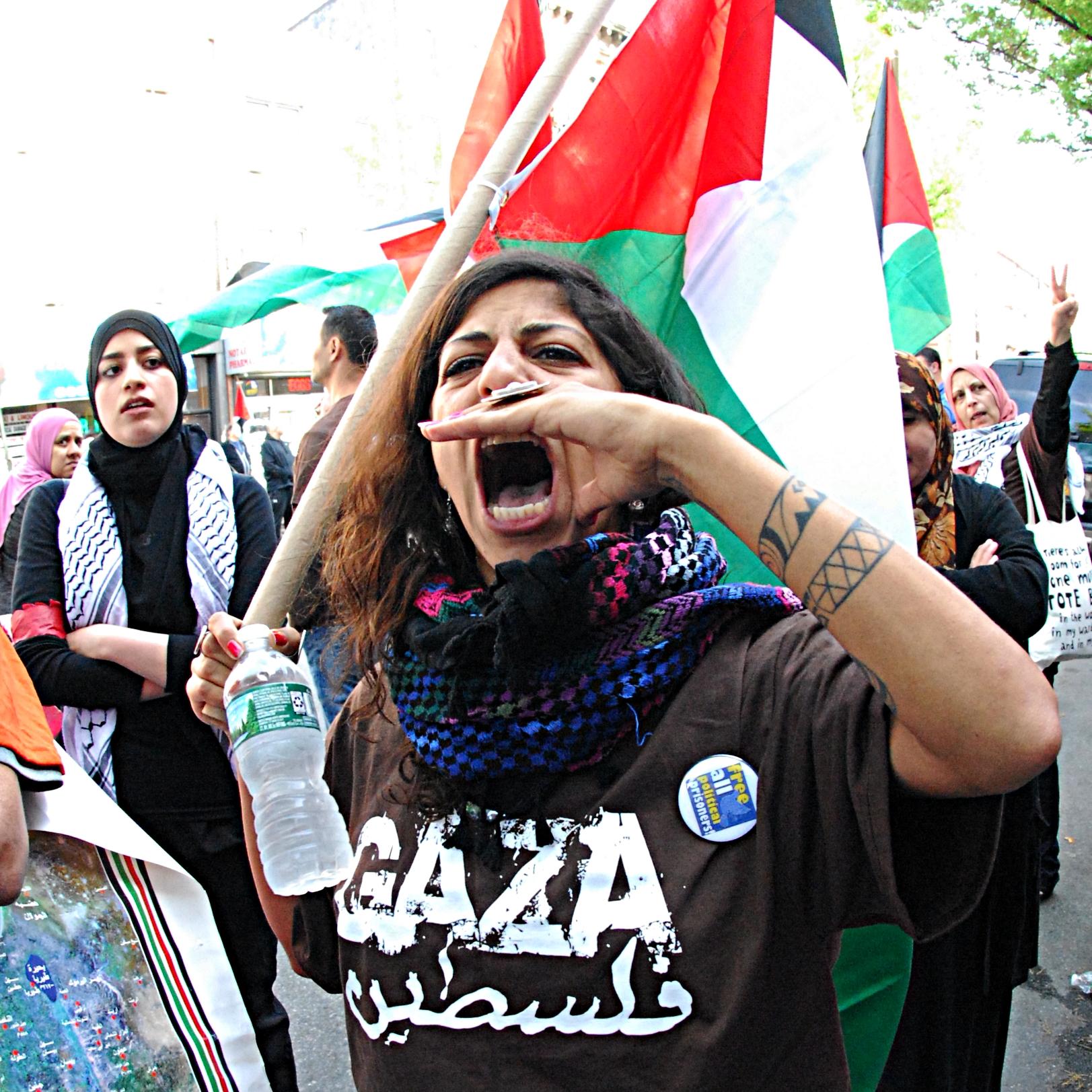 Arab Americans Rally In Bay Ridge, Brooklyn Against U.S. Embassy Move ...