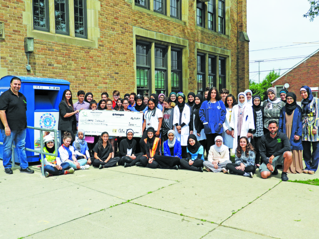 Midwest Recycling and two Dearborn schools reap the benefits of giving back
