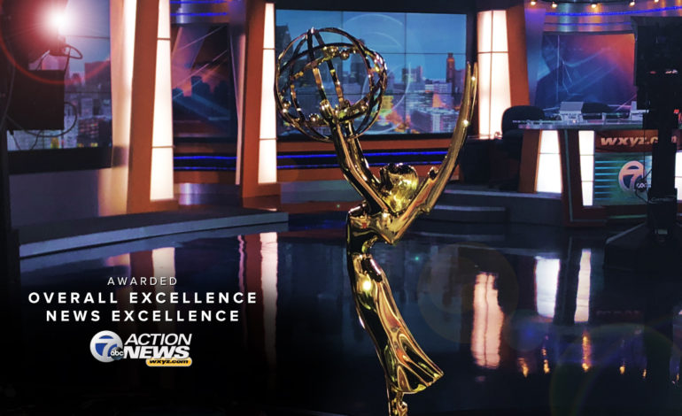 WXYZ-TV receives Emmy awards for excellence 