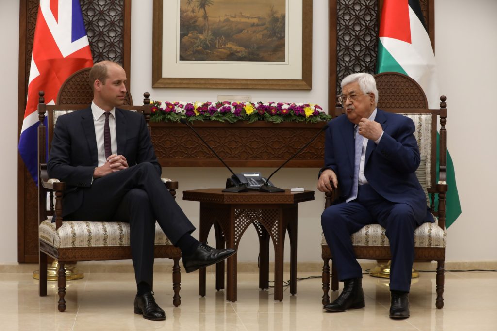 Abbas with Prince William