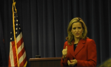 Secretary of State candidate Jocelyn Benson reiterates campaign pledges at Dearborn town hall