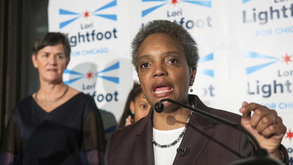 A former U.S. assistant attorney, Lightfoot, 56, will also become the first lesbian mayor in the history of the Windy City