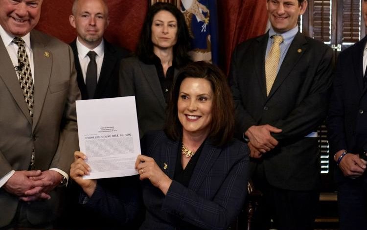 Governor Whitmer signs bills to end confiscation of property without a conviction