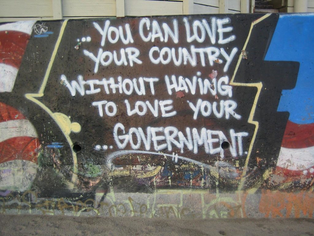 What does it mean to "love your country?"