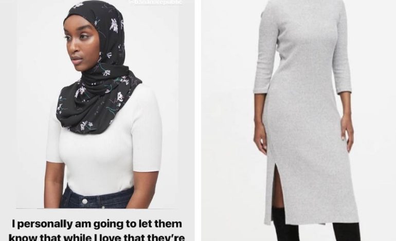 Banana Republic questioned over portrayal of new line of hijabs