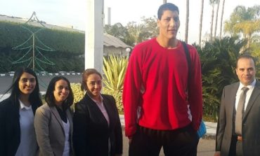 Egyptian player (and 7-foot-7 "Giant") turning heads in African Basketball League