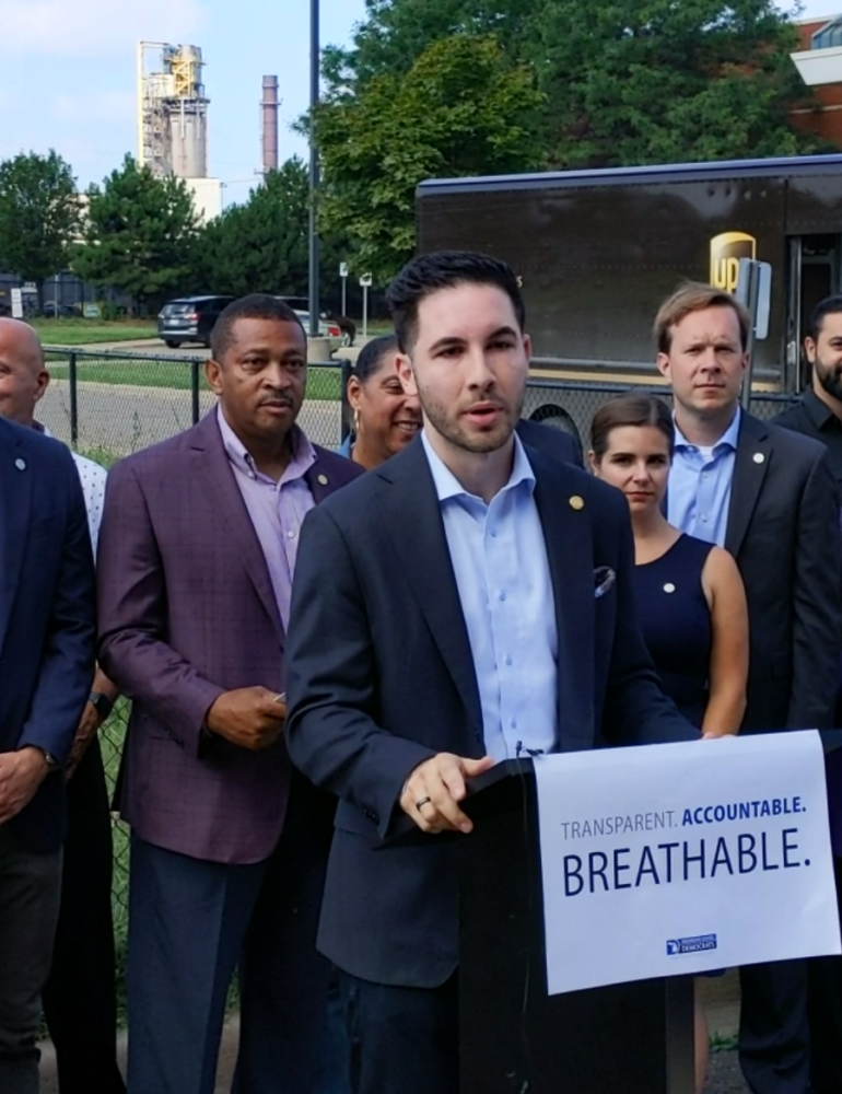State Rep. Hammoud, local leaders announce package of bills to hold corporations accountable and stop environmental pollution