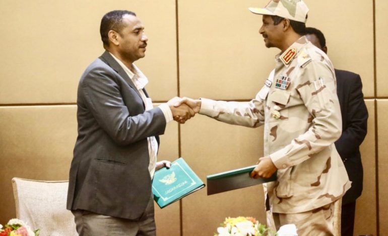 Sudan’s military prepares to hand over power, declares its dedication to democratic values