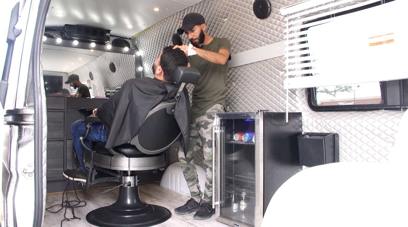 Iraqi immigrant brings innovative mobile barber business ... - Dearborn