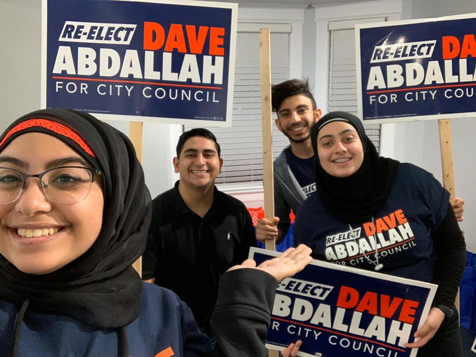 Volunteers for Dave Abdallah's campagin. - Photo courtesy of Dave Abdallah campagin