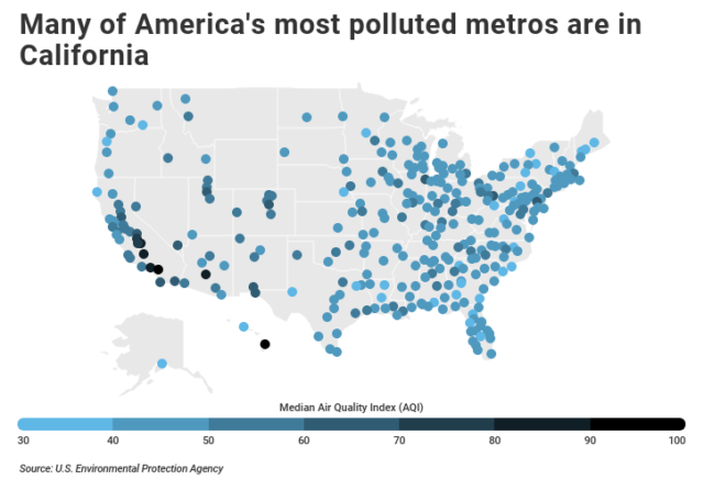 Dearborn listed among most polluted cities in the U.S.