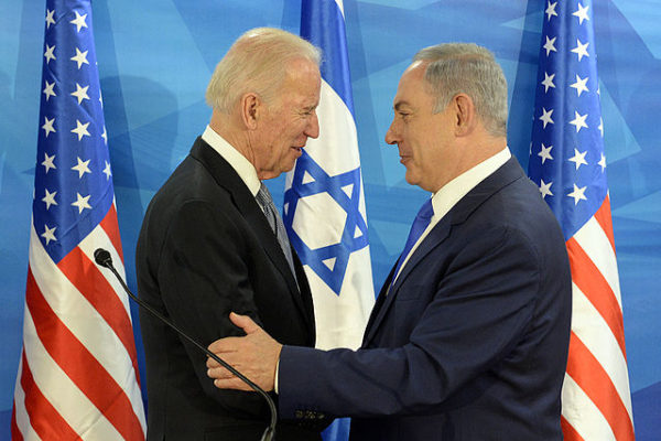 President-elect Joe Biden with Israeli Prime Minister Benjamin Netanyahu