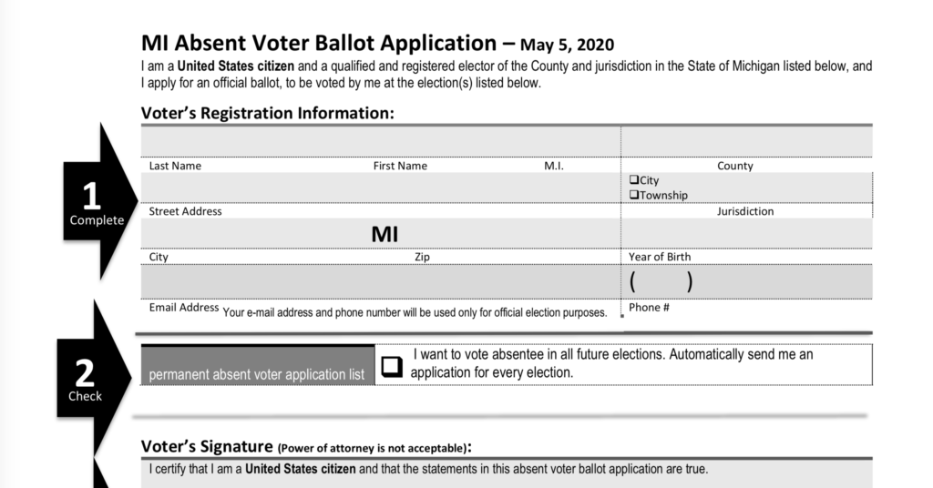 Secretary of State to mail absent voter ballot applications to all May