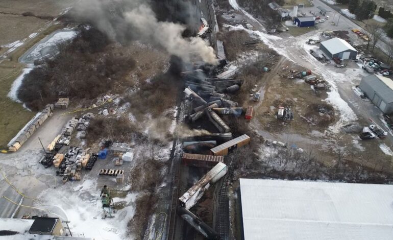 Various toxic chemicals released in Ohio train derailment sent to Wayne County for disposal