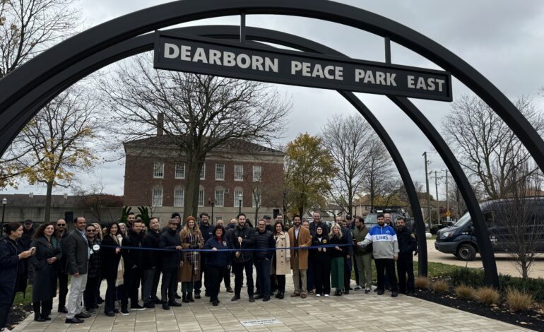 Resilient Neighborhood: Dearborn Mayor Hammoud inaugurates second Peace Park in East Dearborn, with a third under construction