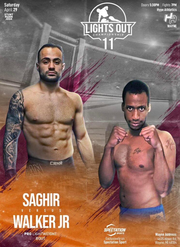 Amateur MMA fighter Abe Alsaghir is making his professional MMA debut ...