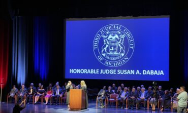 Judge Susan Dabaja celebrates investiture after being appointed to the Wayne County Circuit Court
