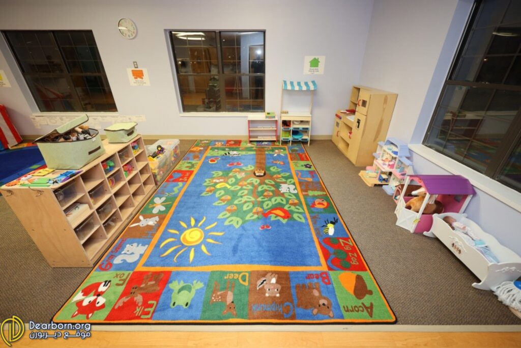 A play area inside the Oakman Child Care West Dearborn facility. Photo: Dearborn.org