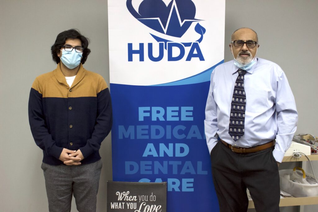 HUDA Clinic's executive director Mouhammed Hassan and founder Dr. Zahid Sheikh. Photo: Hassan Abbas/The Arab American News